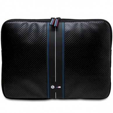 BMW Carbon  Blue Stripe sleeve a 14 laptop - Juodas