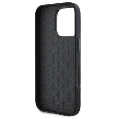 Orginalus BMW Dėklas Carbon Wrapped Metal iPhone 16 Pro  - Juodas 6