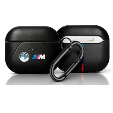 Orginalus BMW Dėklas Curved Line  AirPods Pro 2 - Juodas