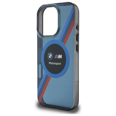 Orginalus BMW Dėklas Motosport IML Circle MagSafe  iPhone 16 Pro - navy blue 5