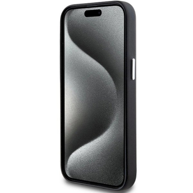 Originalus BMW dėklas Signature Wrapped Metal MagSafeiPhone 15 Plus / 14 Plus - juodas 4