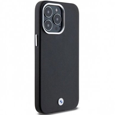 Originalus BMW dėklas Signature Wrapped Metal MagSafeiPhone 15 Pro Max - juodas 3