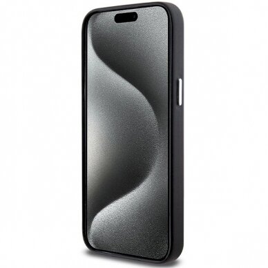 Originalus BMW dėklas Signature Wrapped Metal MagSafeiPhone 15 Pro Max - juodas 4