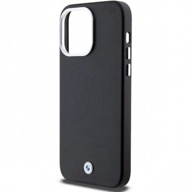 Originalus BMW dėklas Signature Wrapped Metal MagSafeiPhone 15 Pro Max - juodas 5