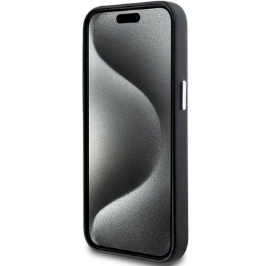 Originalus BMW dėklas Signature Wrapped Metal MagSafeiPhone 15/14/13 - juodas 4