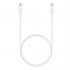 [Užsakomoji prekė] Kabelis USB-C į Type-C Fast Charging 3A, 1m - Samsung (EP-DA705BWE) - Baltas