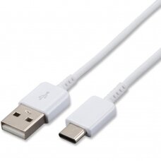 [Užsakomoji prekė] Kabelis USB Type-C, 3A, 1.2m - Samsung (EP-DN930CWE) - Baltas