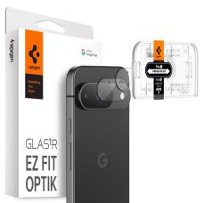 [Užsakomoji prekė] Kameros apsauga Google Pixel 9 (set 2) - Spigen Glas.tR Optik EZ Fit - Skaidrus