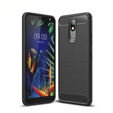 Akcija! Lankstus Tpu Dėklas "Carbon Case Flexible" Lg K40 X420 Juodas 3