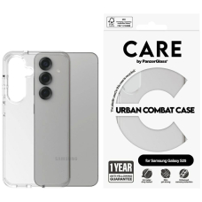 CARE by PanzerGlass Flagship Urban Combat Dėklas Samsung Galaxy S25 - Permatomas