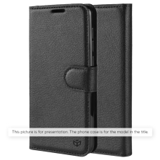 [Užsakomoji prekė] Dėklas Honor 200 Smart /X7c - Techsuit Leather Folio - Juodas