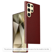 [Užsakomoji prekė] Dėklas Huawei P30 Pro / P30 Pro New Edition - Techsuit Carbonite FiberShell - raudonas