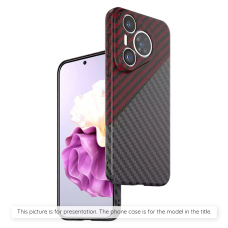 [Užsakomoji prekė] Dėklas Huawei Pura 70 Pro - Techsuit Carbonite FiberShell - raudonas Vortex