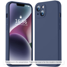 [Užsakomoji prekė] Dėklas iPhone 14 Pro Max - Techsuit SoftFlex - mėlynas