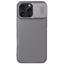 [Užsakomoji prekė] Dėklas iPhone 16 Pro Max - Nillkin CamShield Pro - Titanium Gray