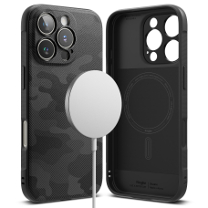 [Užsakomoji prekė] Dėklas iPhone 16 Pro Max - Ringke Onyx MagSafe - Camo Black