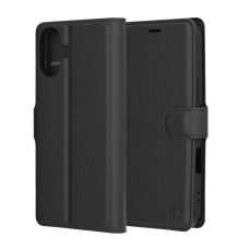 [Užsakomoji prekė] Dėklas iPhone 16 - Techsuit Leather Folio - Juodas