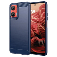 [Užsakomoji prekė] Dėklas Motorola Moto G35 - Techsuit Carbon Silicone - Mėlynas