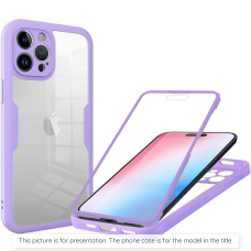 [Užsakomoji prekė] Dėklas Oppo Reno12 Pro + Cover - Techsuit ColorVerse 360 Series - violetinis