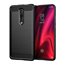 [Užsakomoji prekė] Dėklas Xiaomi Mi 9T / Mi 9T Pro / Redmi K20 / Redmi K20 Pro - Techsuit Carbon Silicone - Juodas