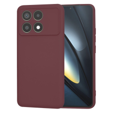 [Užsakomoji prekė] Dėklas Xiaomi Poco F6 Pro - Techsuit SoftFlex - Bordo