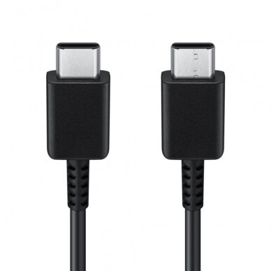 [Užsakomoji prekė] Kabelis USB-C į Type-C Fast Charging 3A, 1m - Samsung (EP-DA705BBEGWW) - Juodas 1