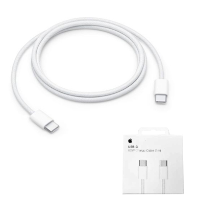 [Užsakomoji prekė] Laidas USB-C į USB-C, 1m, 60W - Apple (MQKJ3ZM/A) - Baltas