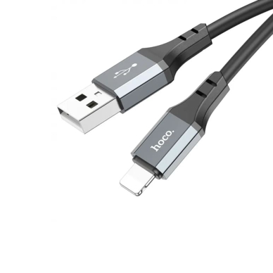 [Užsakomoji prekė] Laidas USB į Lightning, 2.4A, 3m - Hoco Honest (X92) - Juodas 1