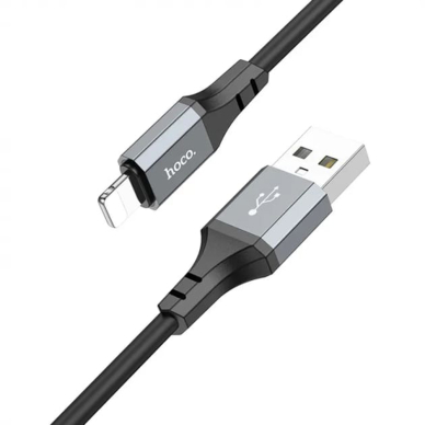 [Užsakomoji prekė] Laidas USB į Lightning, 2.4A, 3m - Hoco Honest (X92) - Juodas 4