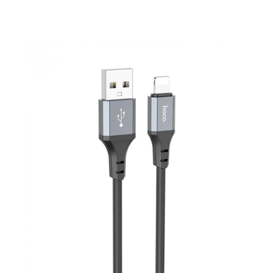 [Užsakomoji prekė] Laidas USB į Lightning, 2.4A, 3m - Hoco Honest (X92) - Juodas