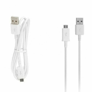 [Užsakomoji prekė] Kabelis USB į Micro-USB, 0.8m - Samsung (ECB-DU68WE) - Baltas 2