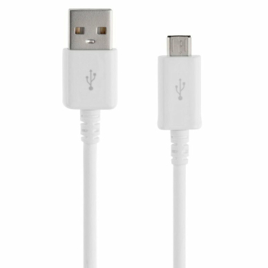 [Užsakomoji prekė] Kabelis USB į Micro-USB, 0.8m - Samsung (ECB-DU68WE) - Baltas 3