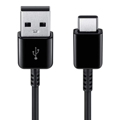 [Užsakomoji prekė] Kabelis USB į Type-C, Fast Charge, 25W, 1.5m - Samsung (EP-DW700CBE) - Juodas