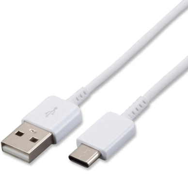 [Užsakomoji prekė] Kabelis USB Type-C, 3A, 1.2m - Samsung (EP-DN930CWE) - Baltas