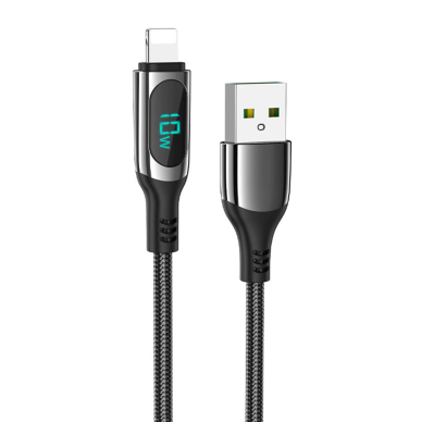 [Užsakomoji prekė] Kabelis USB - Lightning, 2.4A, 1.2m - Hoco Extreme (S51) - Juodas 5