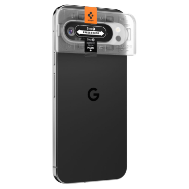 [Užsakomoji prekė] Kameros apsauga Google Pixel 9 Pro (set 2) - Spigen Glas.tR Optik EZ Fit - Skaidrus 4