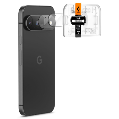 [Užsakomoji prekė] Kameros apsauga Google Pixel 9 (set 2) - Spigen Glas.tR Optik EZ Fit - Skaidrus 1