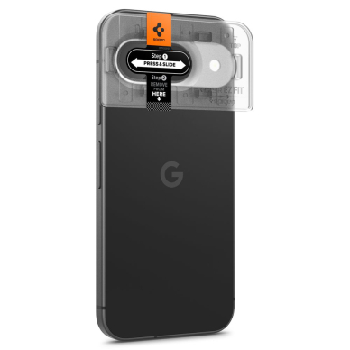 [Užsakomoji prekė] Kameros apsauga Google Pixel 9 (set 2) - Spigen Glas.tR Optik EZ Fit - Skaidrus 3