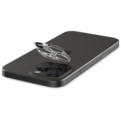 [Užsakomoji prekė] Kameros apsauga iPhone 14 Pro / Pro Max / 15 Pro / Pro Max / 16 Pro / Pro Max (set 2) - Spigen Glas.tR Optik - Skaidrus 4