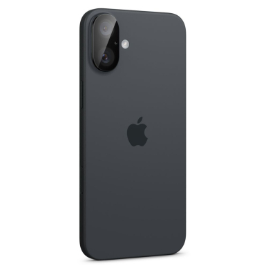 [Užsakomoji prekė] Kameros apsauga iPhone 16 / iPhone 16 Plus (set 2) - Spigen Glas.tR Optik - Juodas 2