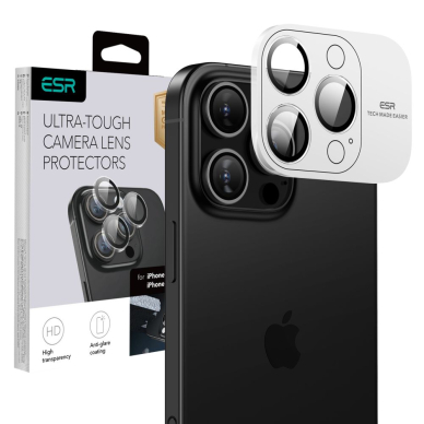 [Užsakomoji prekė] Kameros apsauga iPhone 16 Pro / iPhone 16 Pro Max - ESR Armorite Camera Lens Protectors - Skaidrus 7