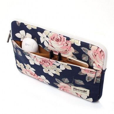 DĖKLAS PLANŠETEI CANVASLIFE SLEEVE SKIRTAS 15-16 NAVY ROSE 4