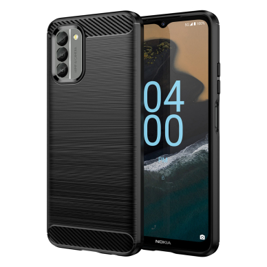 Dėklas Carbon Case for Nokia G400 Juodas