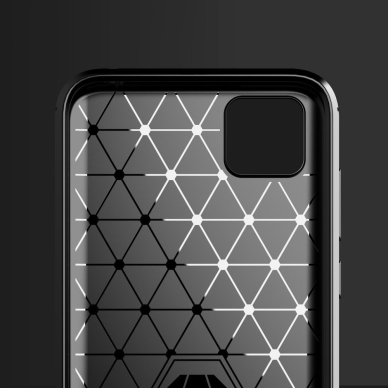 Dėklas Carbon Case Flexible Huawei Y5p Juodas 6