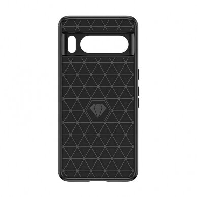 Dėklas Carbon Case for Google Pixel 8 Pro - Juodas 3