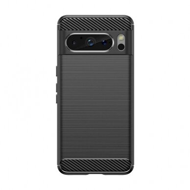 Dėklas Carbon Case for Google Pixel 8 Pro - Juodas