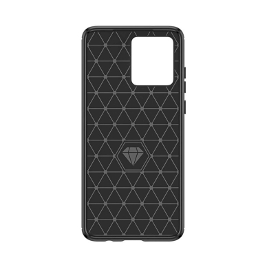 Dėklas Carbon Case for Motorola Moto G84 - Juodas 3