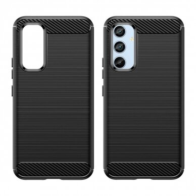 Dėklas Carbon Case Samsung Galaxy A54 5G Juodas 1