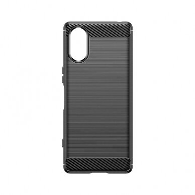 Dėklas Carbon Case for Sony Xperia 5 V - Juodas 2