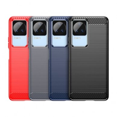 Dėklas Carbon Case for Xiaomi Poco F4 5G Juodas 7